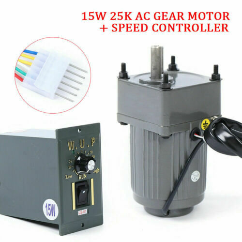 AC110V 54RPM Gear Box Motor 25K High Torque Reversible Variable Speed Controller