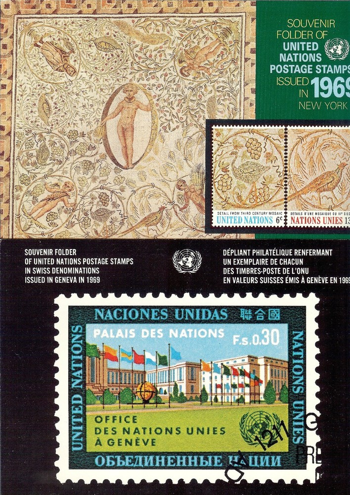 1969 Annual Collection Year Sets  - New York & Geneva MNH