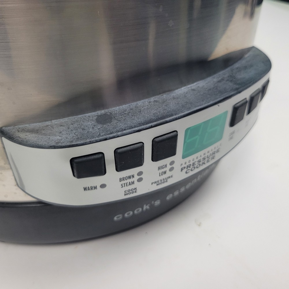 Cooks Essentials 8 qt Electric Program OVAL Pressure Cooker CEPC800 Tested