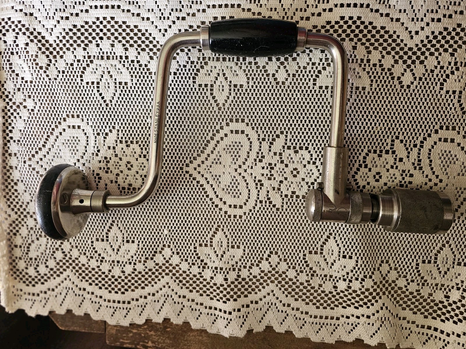 Stanley Yankee No 2101A 12 Inch Sweep Brace Working Collectible Old Tool READ