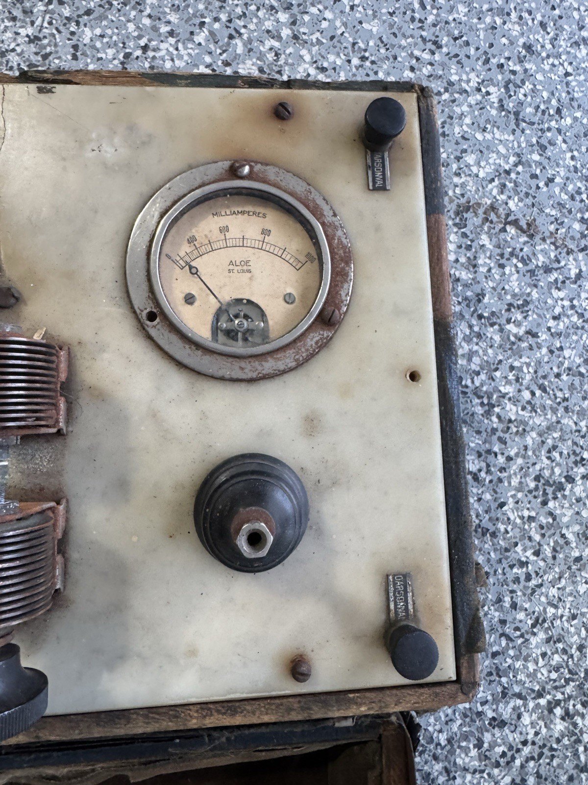 1910 ELECTRO SHOCK THEROPY MACHINE Aloe Co Antique Rare W/ Extra