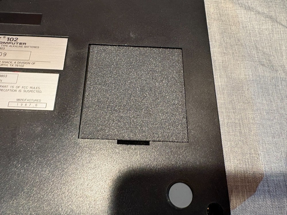 Radio Shack TRS-80 Model 102 w/ REXsharp REX# add on memory module Option ROM