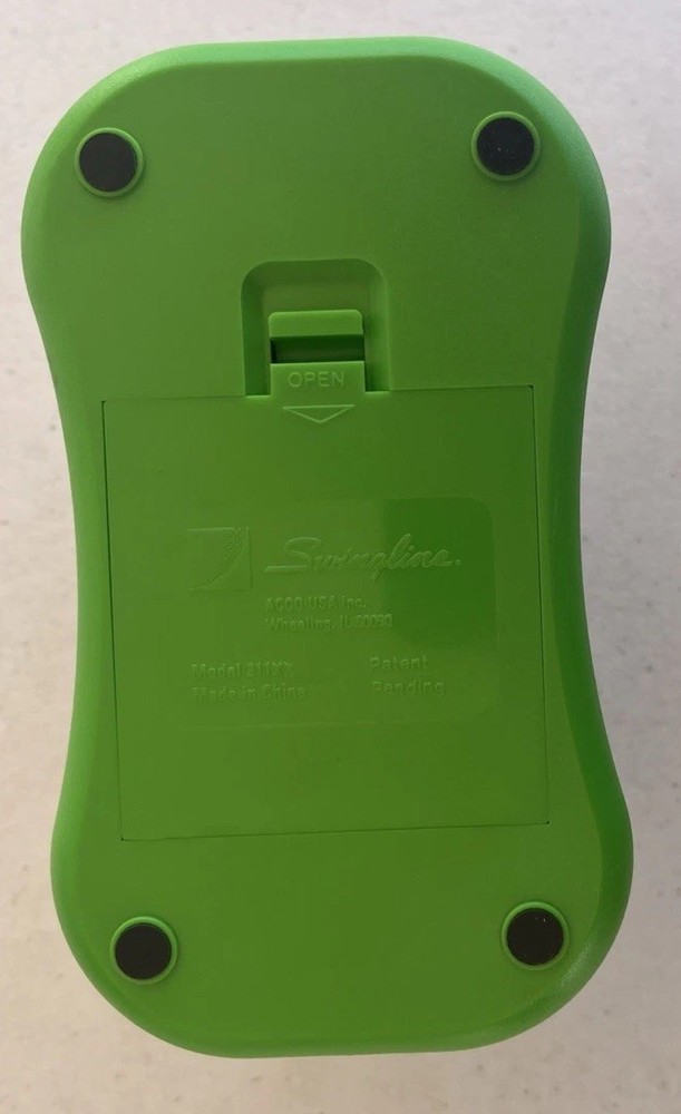 Swingline Clear Electric Automatic Stapler Skeleton See Through Thru 90s Works