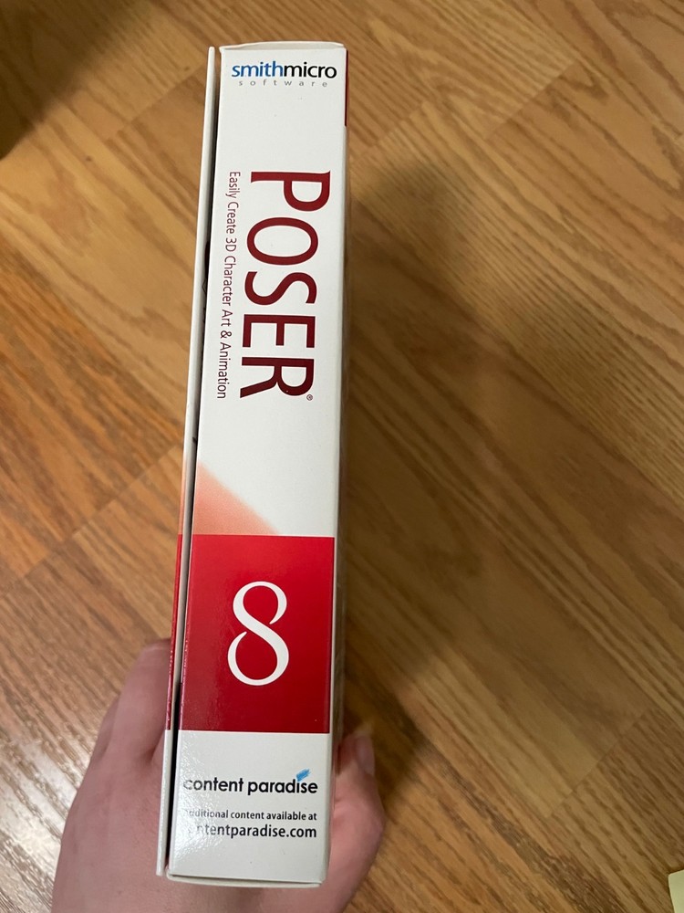 Smith Micro Poser 8 – 3D Character Design & Animation Software – PC/Mac