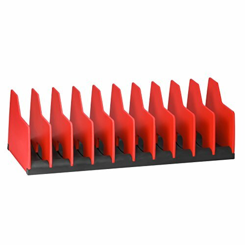 Ernst 5500 10 Tool Plier Pro Organizer- Red/Black