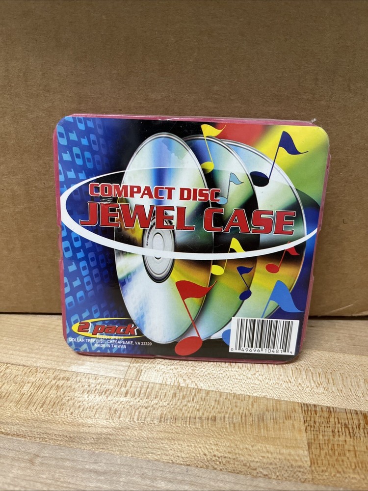 Compact Disc Jewel Case  2pack. Sealed B1