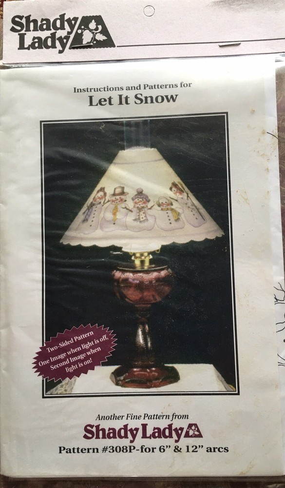 Shady Lady Instructions and Patterns LET IT SNOW  Pattern 308P