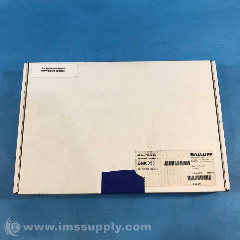 Balluff BNI0053 Network Block for Profinet FNFP