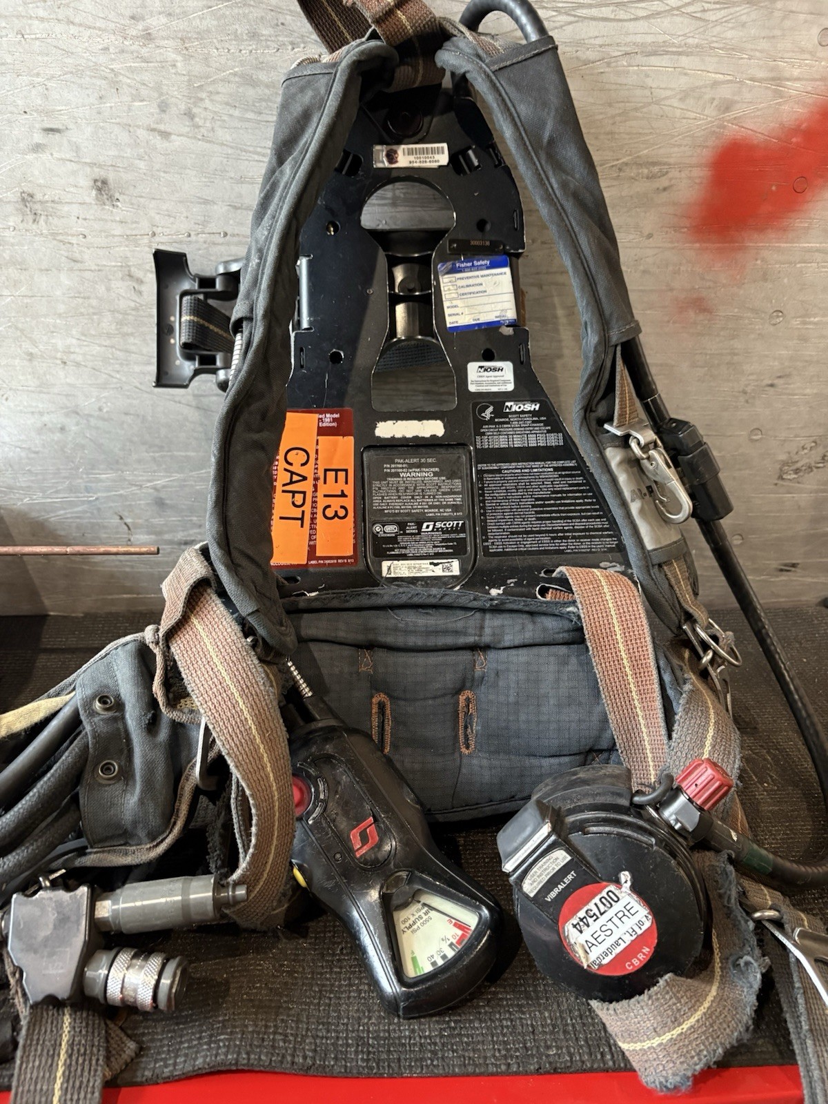 Scott 5.5 Firefighter SCBA Air-Pak X3 w/ Regulator 2014 Maint 2023