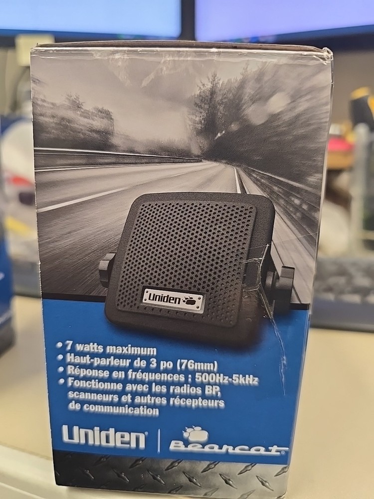 Uniden BC7 Portable Speaker System - Black