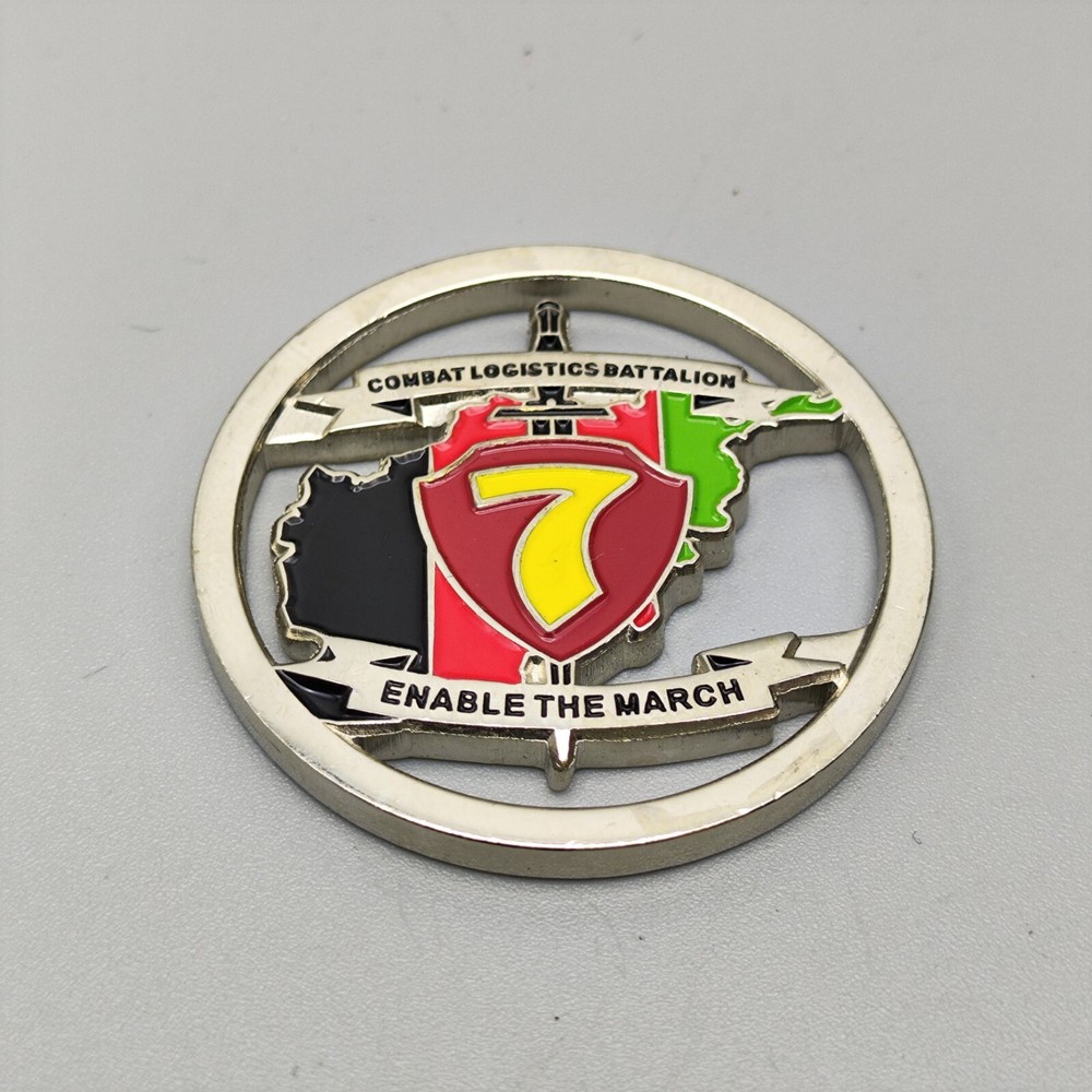 7 Combat Logistics Battalion Enable the March Challenge Coin