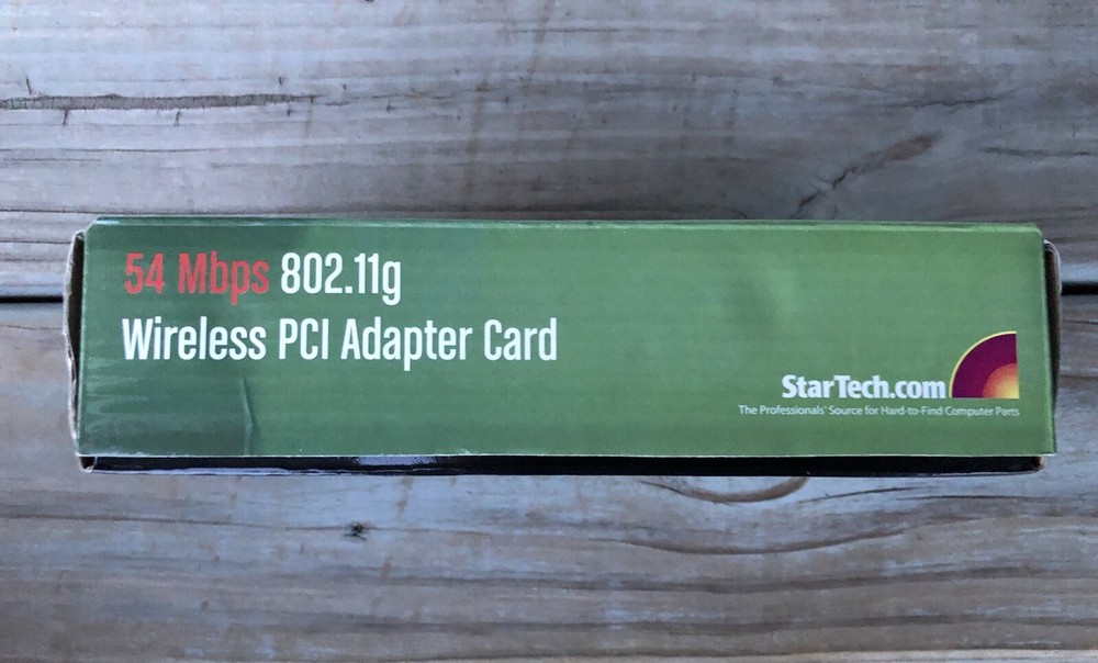 Startech Wireless PCI Adapter Card -54 Mbps 802.11g. Open Box