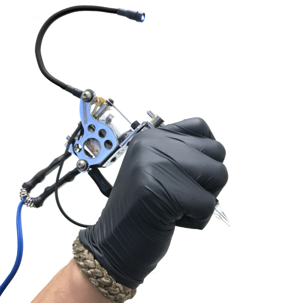 Tattoo Machine Light Flexible White LED Light Adjustable Gun 3 pcs
