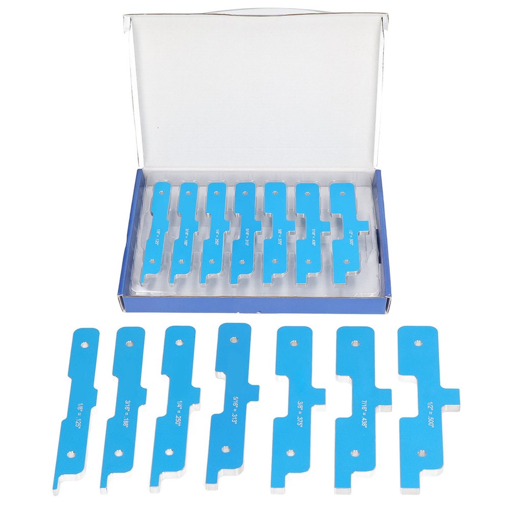 7Pcs Router Table Setup Bar Set Up Block Tool Kit For Cutting Milling