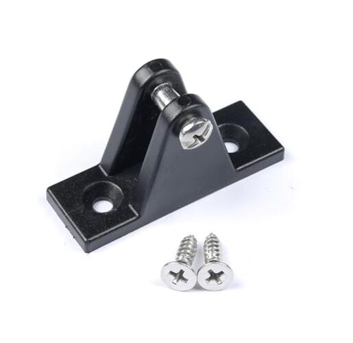 Boat Deck Hinge Nylon Flat Mount 90°, Deck Boat Accessories Fitting Hardware