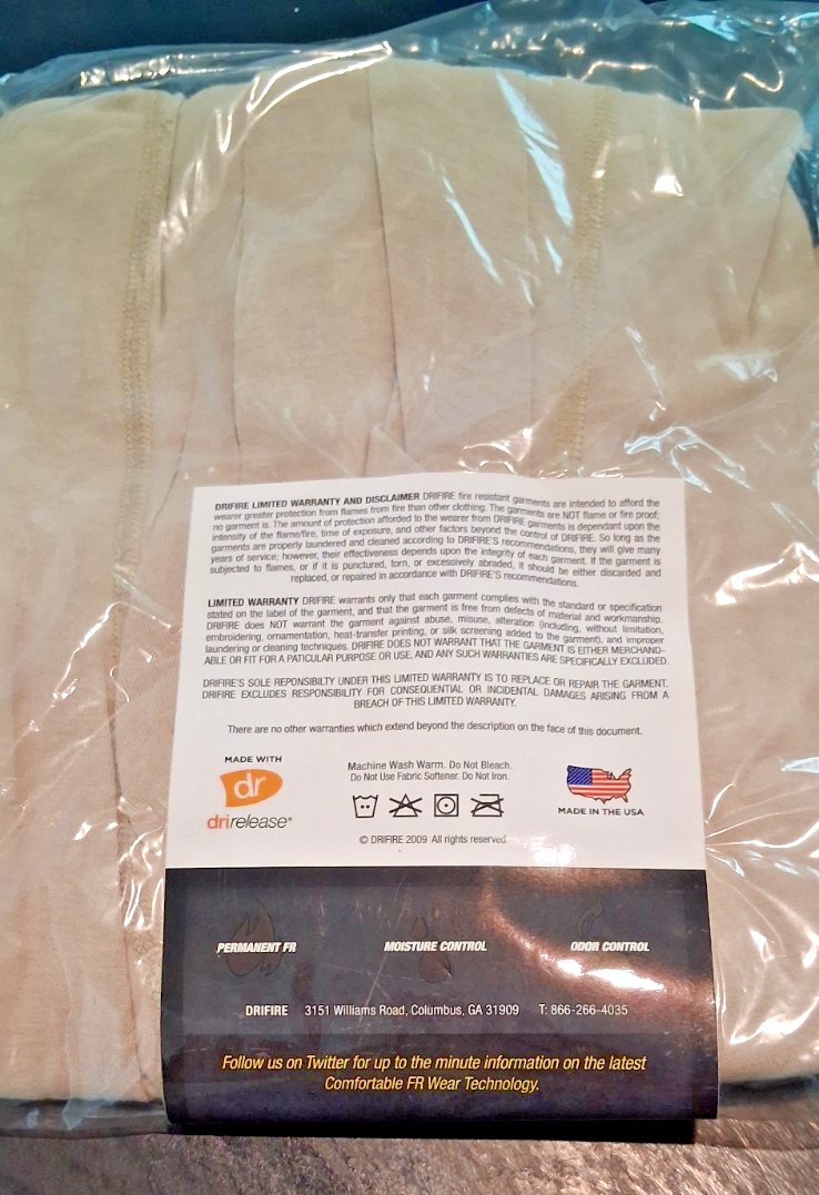 (3 Pack) Drifire Military FR Thermal Long Johns XL Cold Weather Base Layer NEW