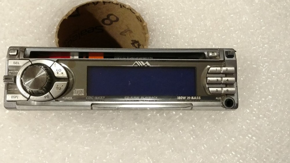 AIWA CDC-X437 FACEPLATE ONLY TESTED