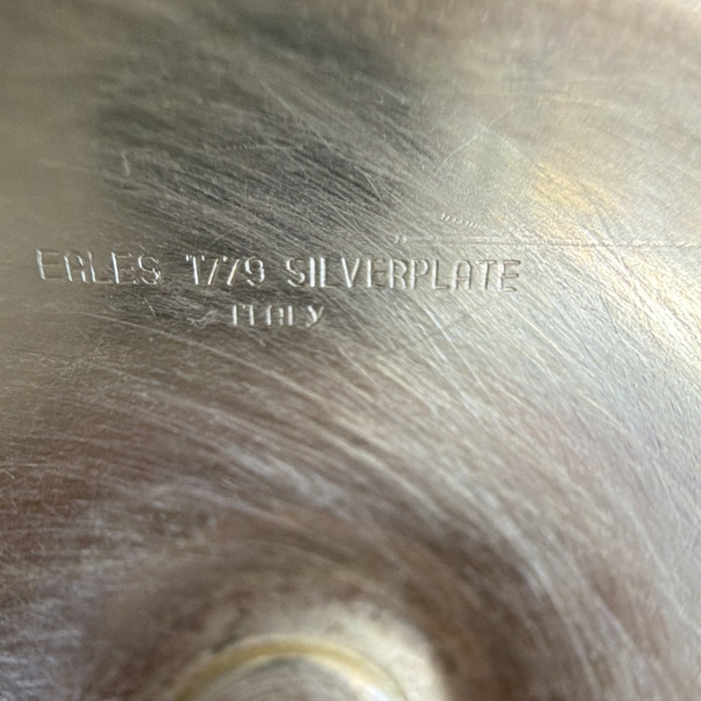 Eales Silver-Plated Goblet Stemmed Bowl Decorative Collectible Display Piece