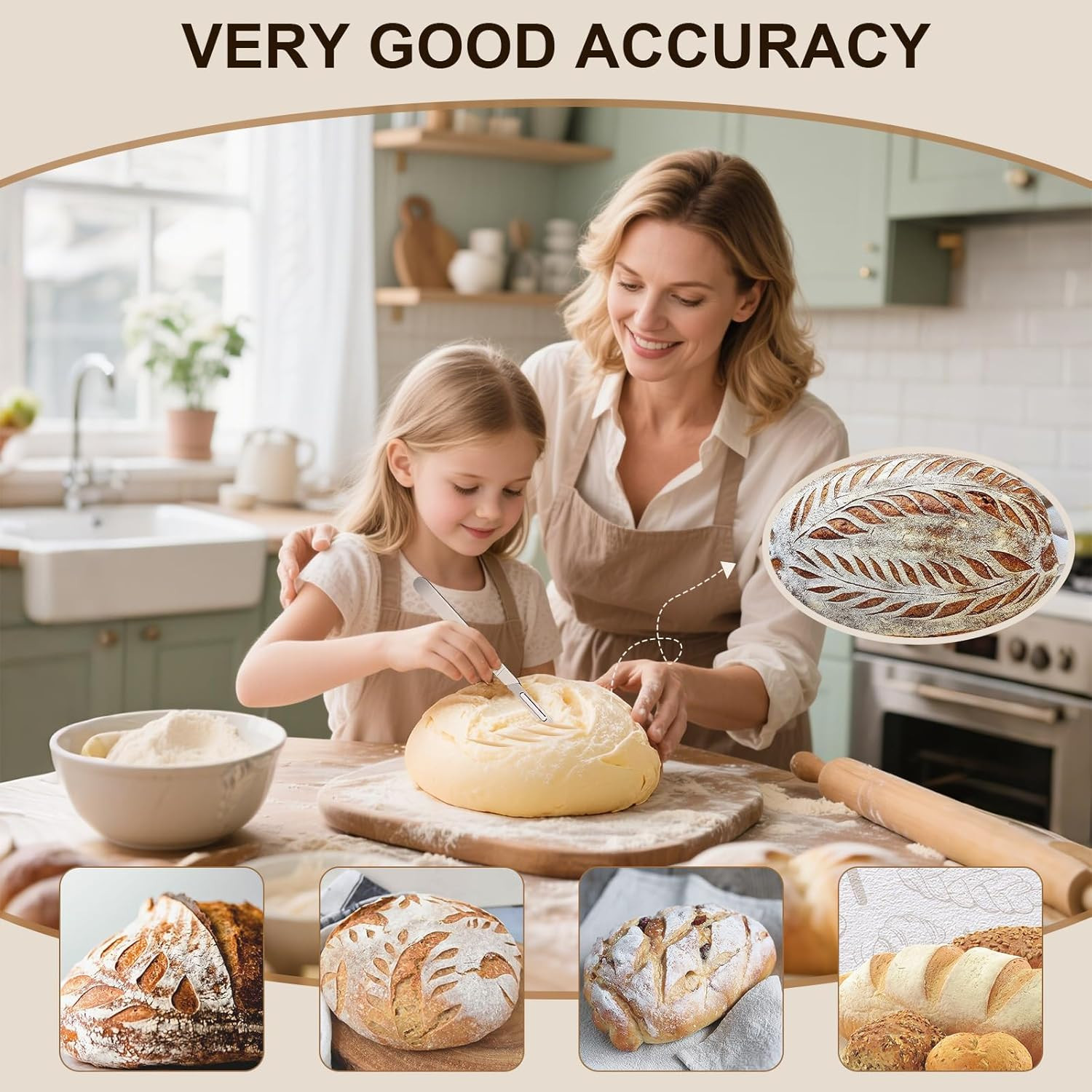 Bread Lame & Sourdough Scoring Tool - Professional Bread Scoring Tool with 10 Ul