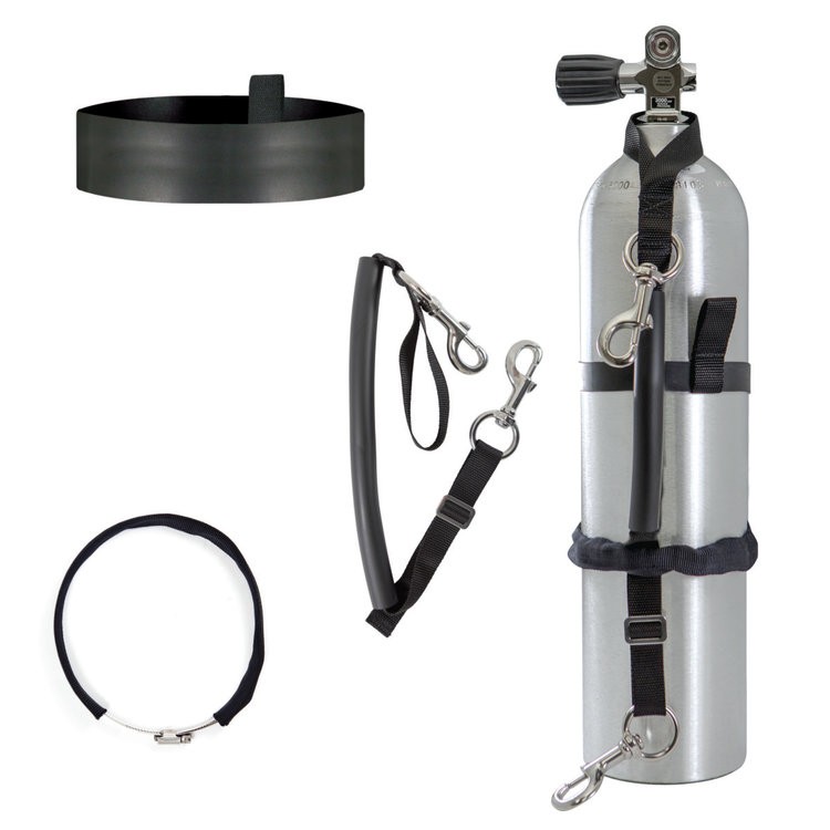 XS Scuba Stage Bottle Strap Kit, 5.25"