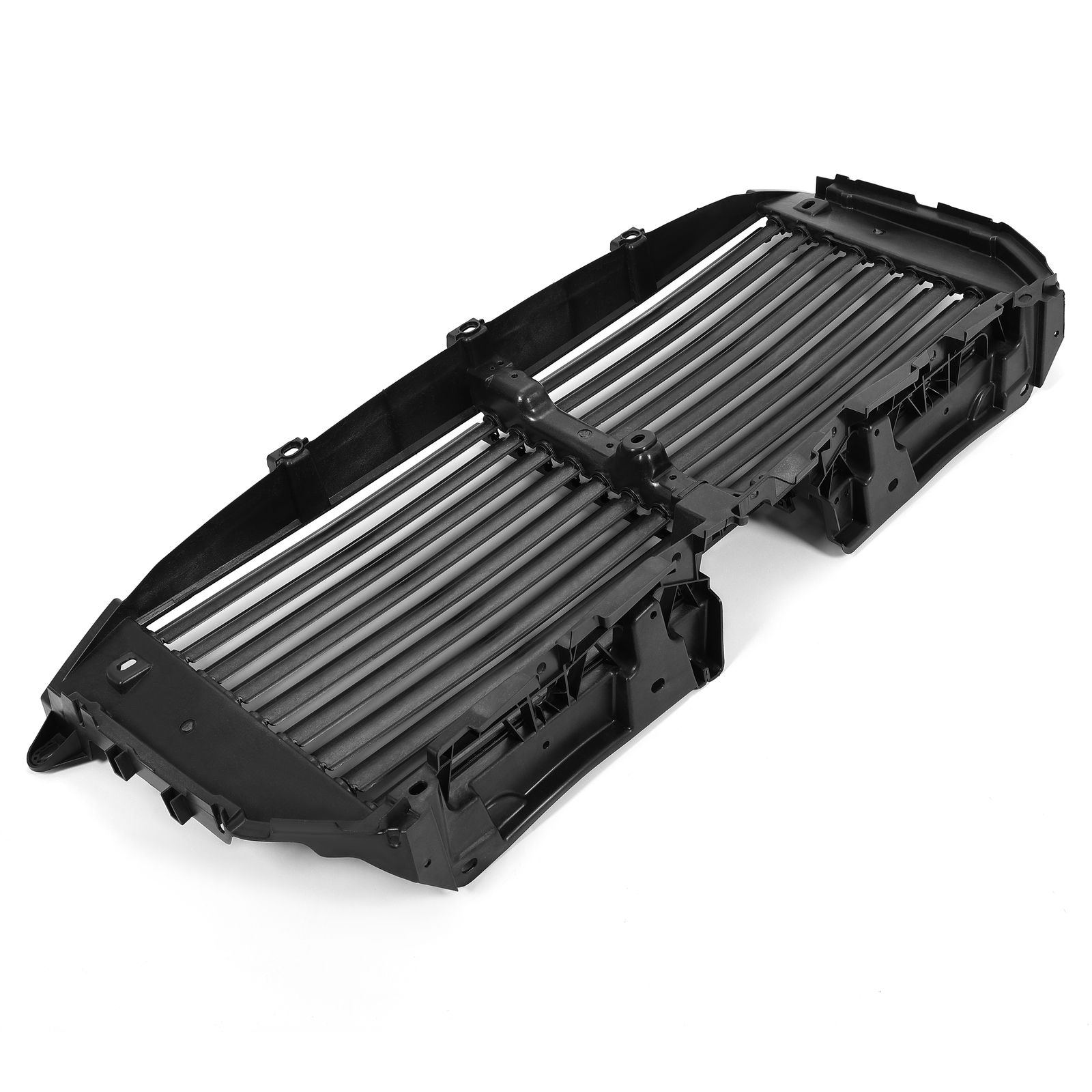 For Ford F-150 2015-2017 Front Upper Radiator Grille Air Shutter Assembly Black
