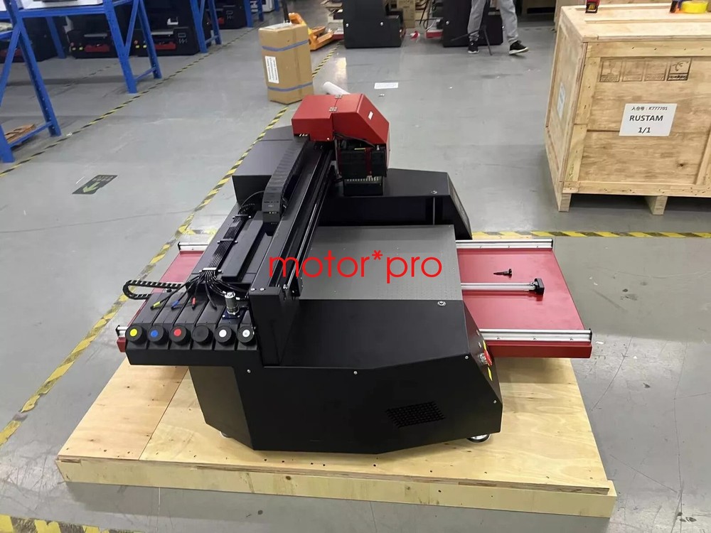 6090 UV Flatbed Printer Varnish 3D Effect & 3pcs xp600 Printer Head 220v By Sea