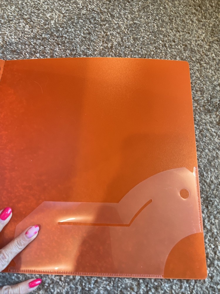 5-Pack Filexec Heavy Duty Plastic 3 Ring Binder 2"- Size Letter w/ inside Pocket