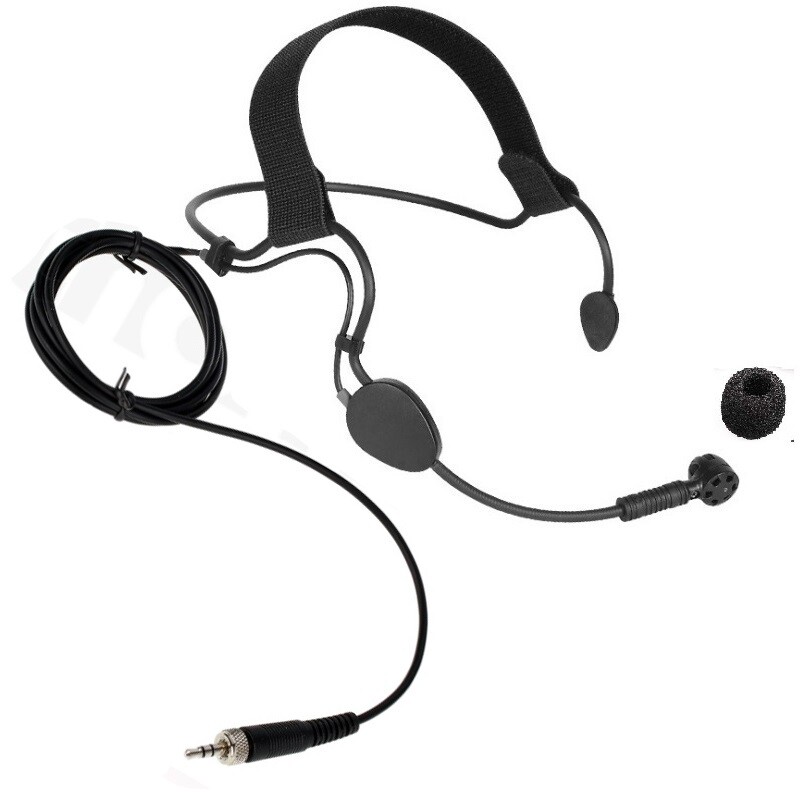 UHF Wireless Headset Microphone System for Shure Cordless mic with Carrying Case