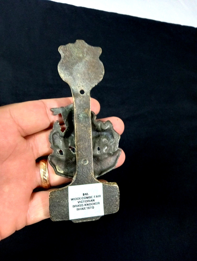 Vintage Widdecombe Fair Brass Door Knocker