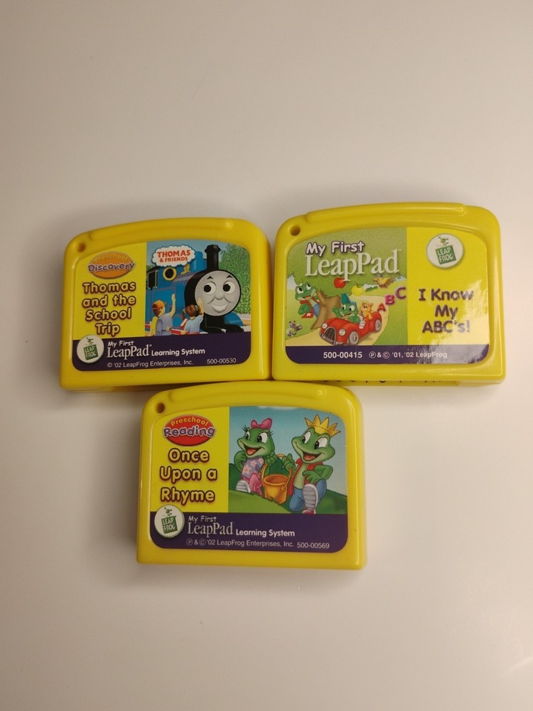 Three Leap Pad Cartridges No Books