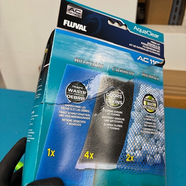 OPEN BOXED AquaClear AC110 Filter Media Maintenance Kit/Python Hook/BiOrb Decor