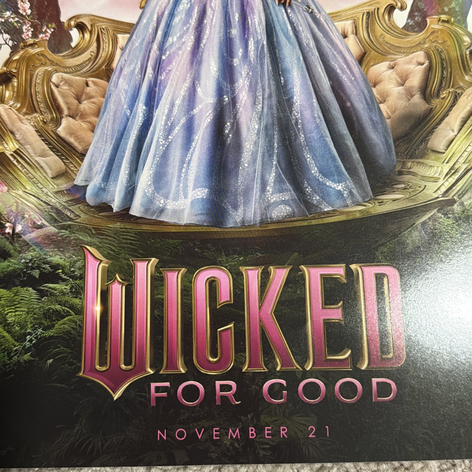 Wicked & Wicked For Good Movie Glinda Regal Exclusive 12x18 Poster Print #983
