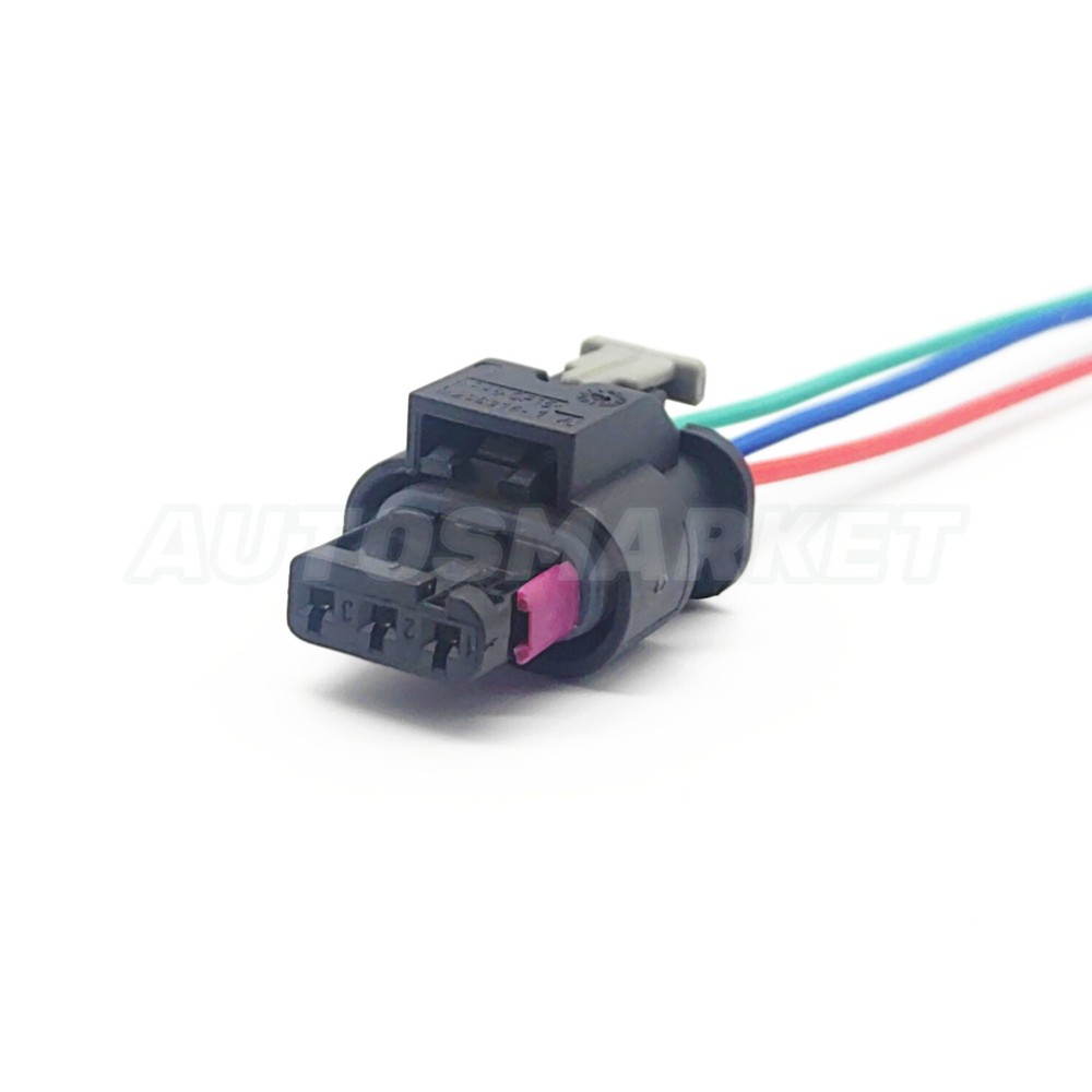 NMCON-03P Assembled For Harley Davidson 69201406 OEM 3 Wire Flat Connector Plug