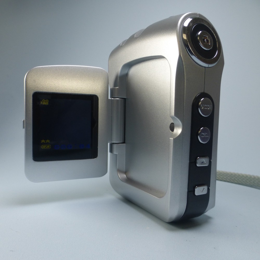 Digital Concepts Handheld Compact Digital Video Recorder Silver Tested