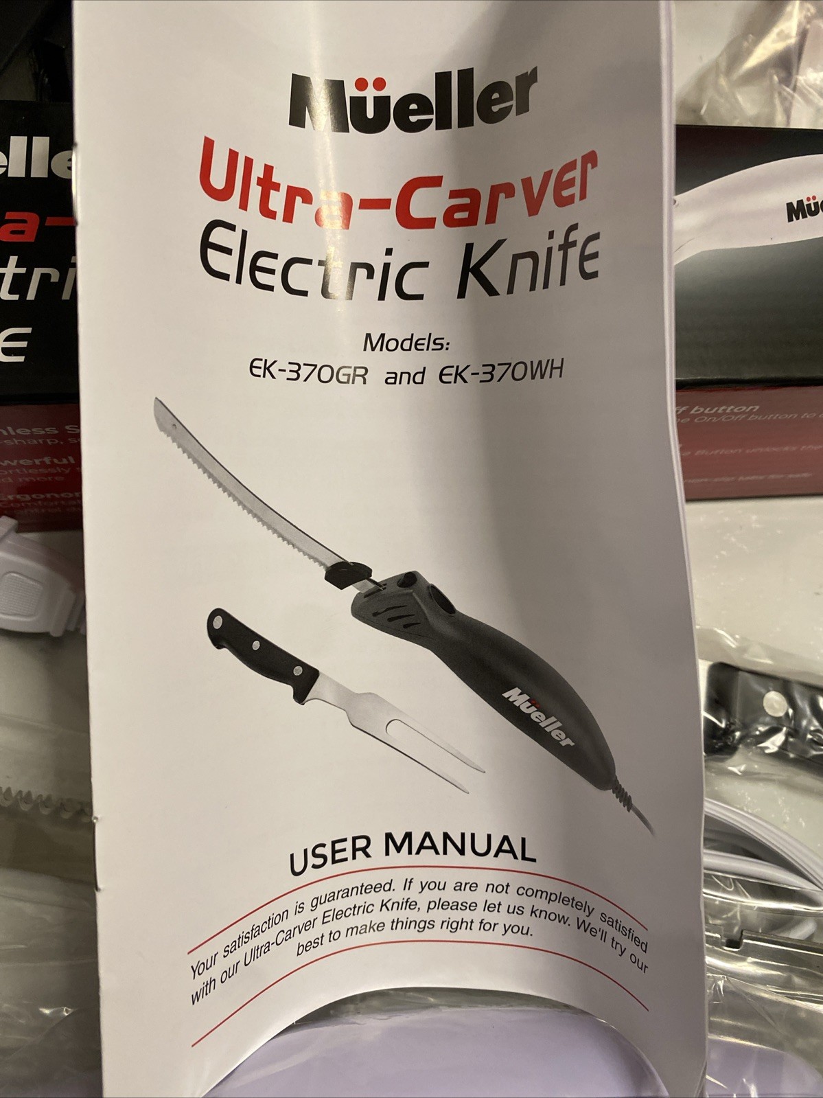 Mueller Ultra-Carver Electric Knife for Carving Meats, Poultry, Bread, Crafting