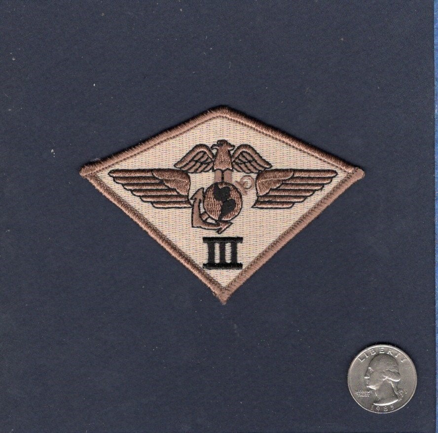 MAW 3 Marine Air Wing THREE USMC Desert Squadron Patch