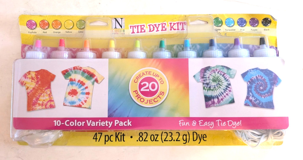 Tulip Create Basics 10-Colour Tie Dye 47-Pieces Kit