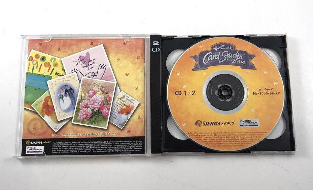 HALLMARK CARD STUDIO 2004 PC WIN 98/2000/ME/XP