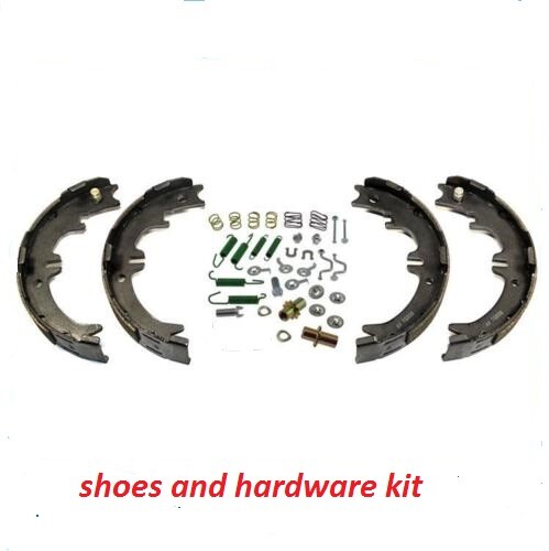 7361 Emergency Parking Brake Shoe & Hardware Kit For Ford F150 1999-2008