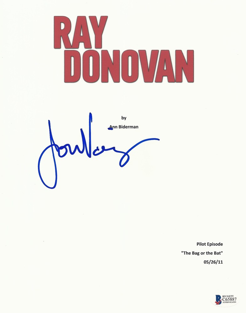 JON VOIGHT SIGNED RAY DONOVAN FULL SCRIPT SCREENPLAY AUTHENTIC AUTOGRAPH BECKETT