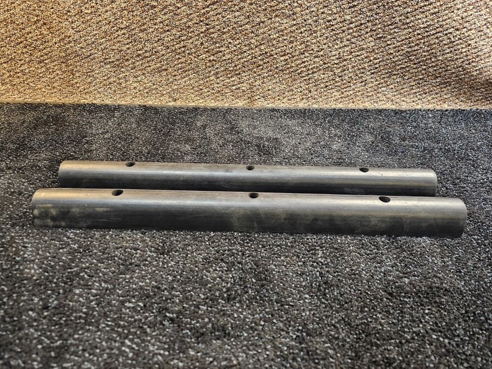 (QTY 2) Rubber Loading Dock Bumper 24 Inch L x 2 inch Width, Black