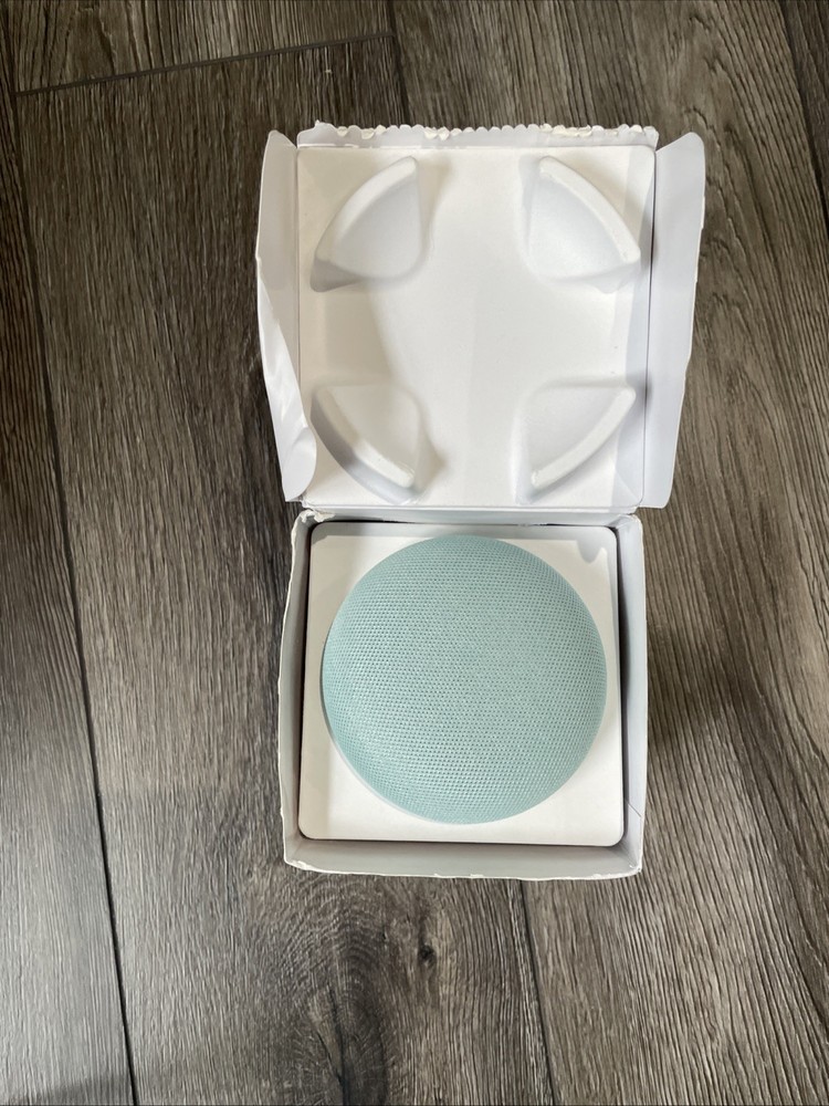 Google Home Mini GA00275-US Smart Speaker with Google Assistant - Aqua