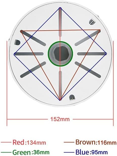 Dome Camera Universal Heavy-Duty Outdoor Security Camera Pole Mount Bracket