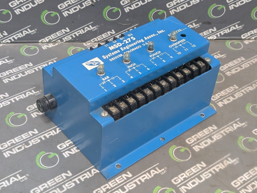 USED Systems Engineering Assoc., Inc. MSD-275 Bar/Inch/Punch/Overspeed Module