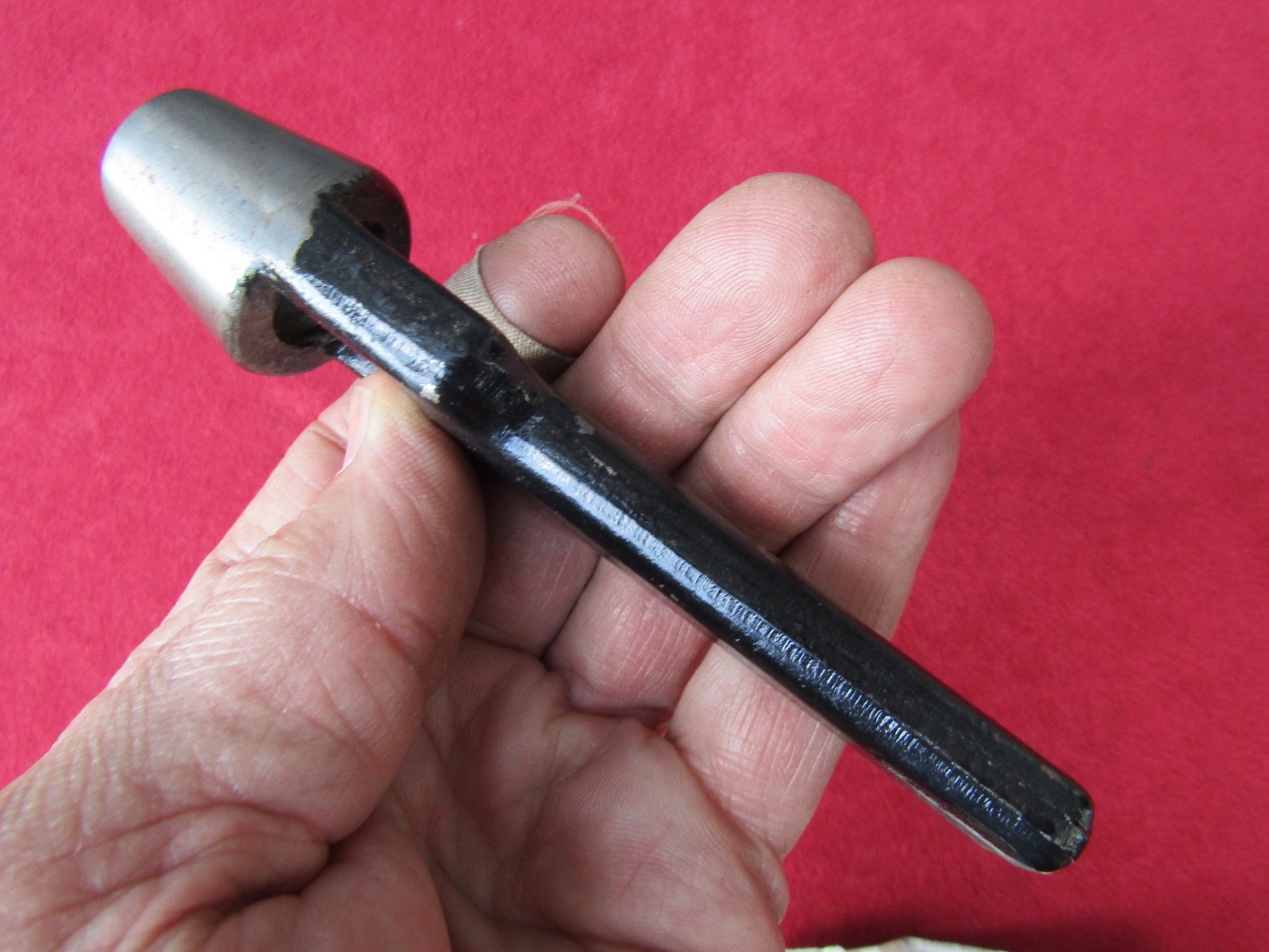 C.S. OSBORNE 149 Arch Punch 11/16" Round Circular Leather Rubber Vinyl Made USA