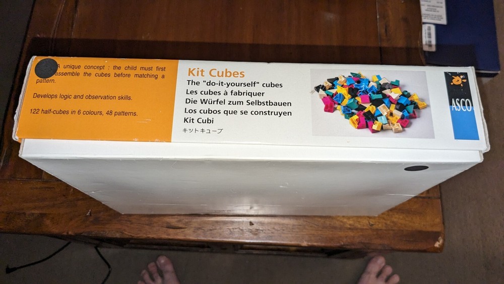 Occupational Asco Kit Cubes Occupational Therapy Developes Logic & Observation