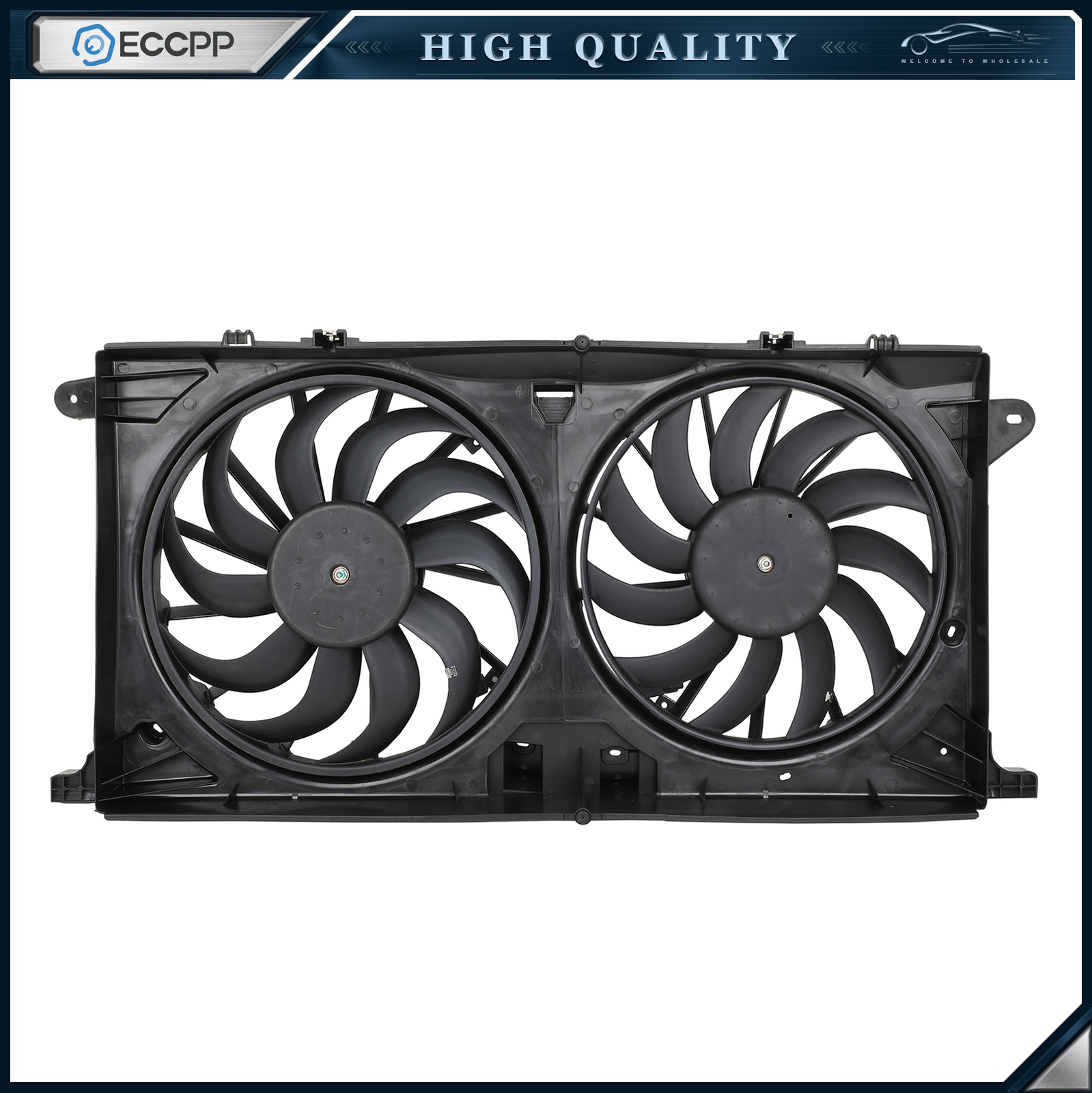 Radiator Condenser Fan Assembly For FORD EXPEDITION 2018-2020 FORD F-150 15-20