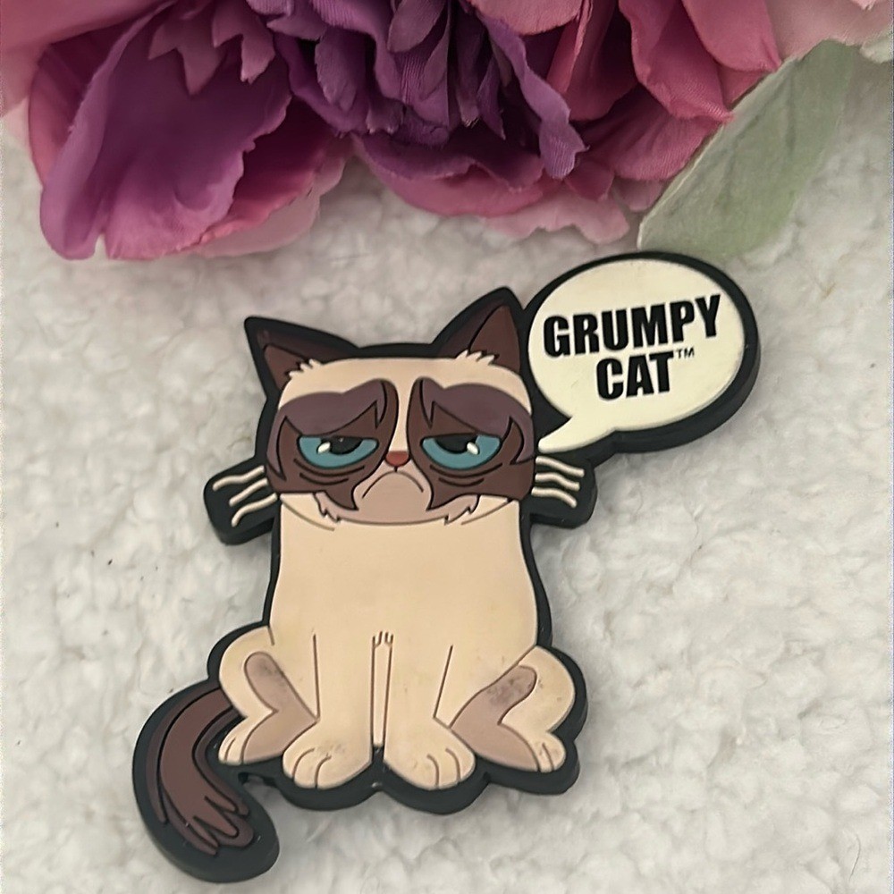 Grumpy Cat Magnet Character Shaped Ganz 3" Gift NEW