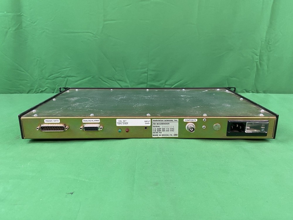 Modulation Sciences, Inc. Modminder Digital FM Modulation Monitor