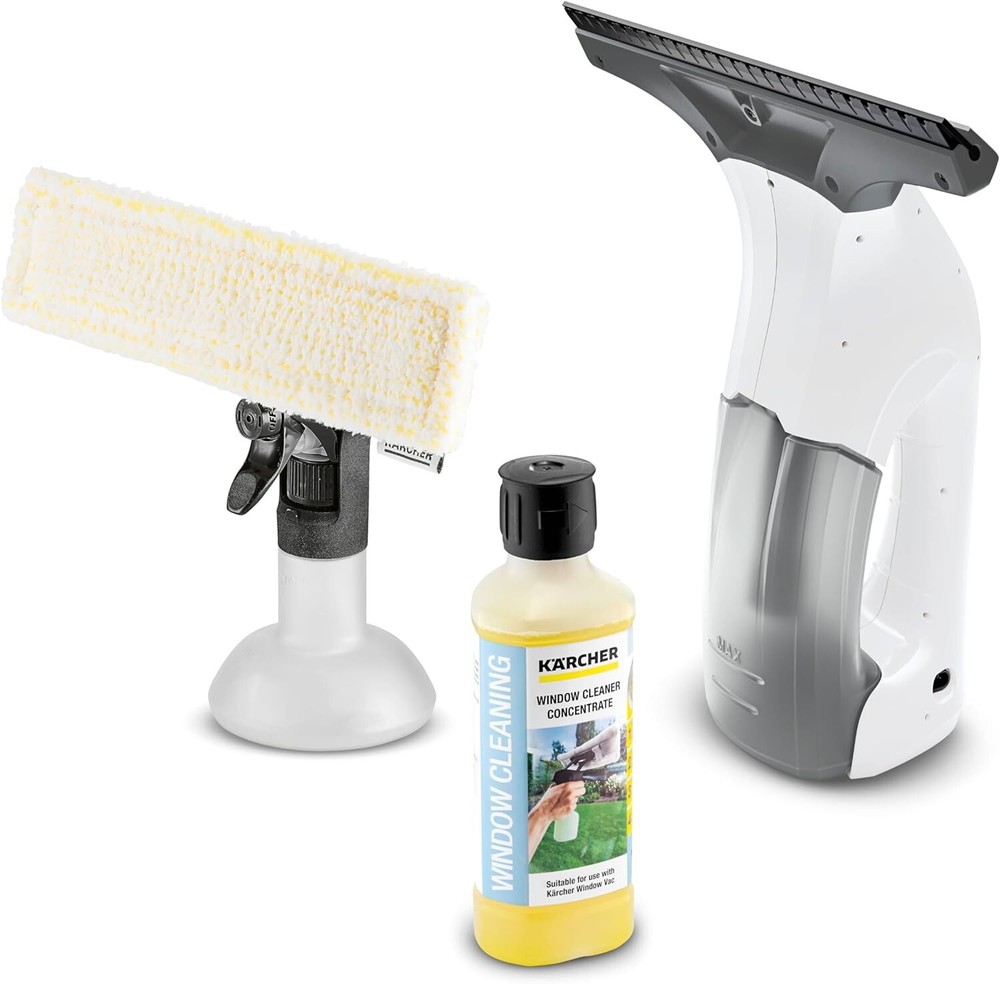 Effortless Multi-Surface Cleaning with Plus 2-in-1 Window Vacuum Squeegee 10"